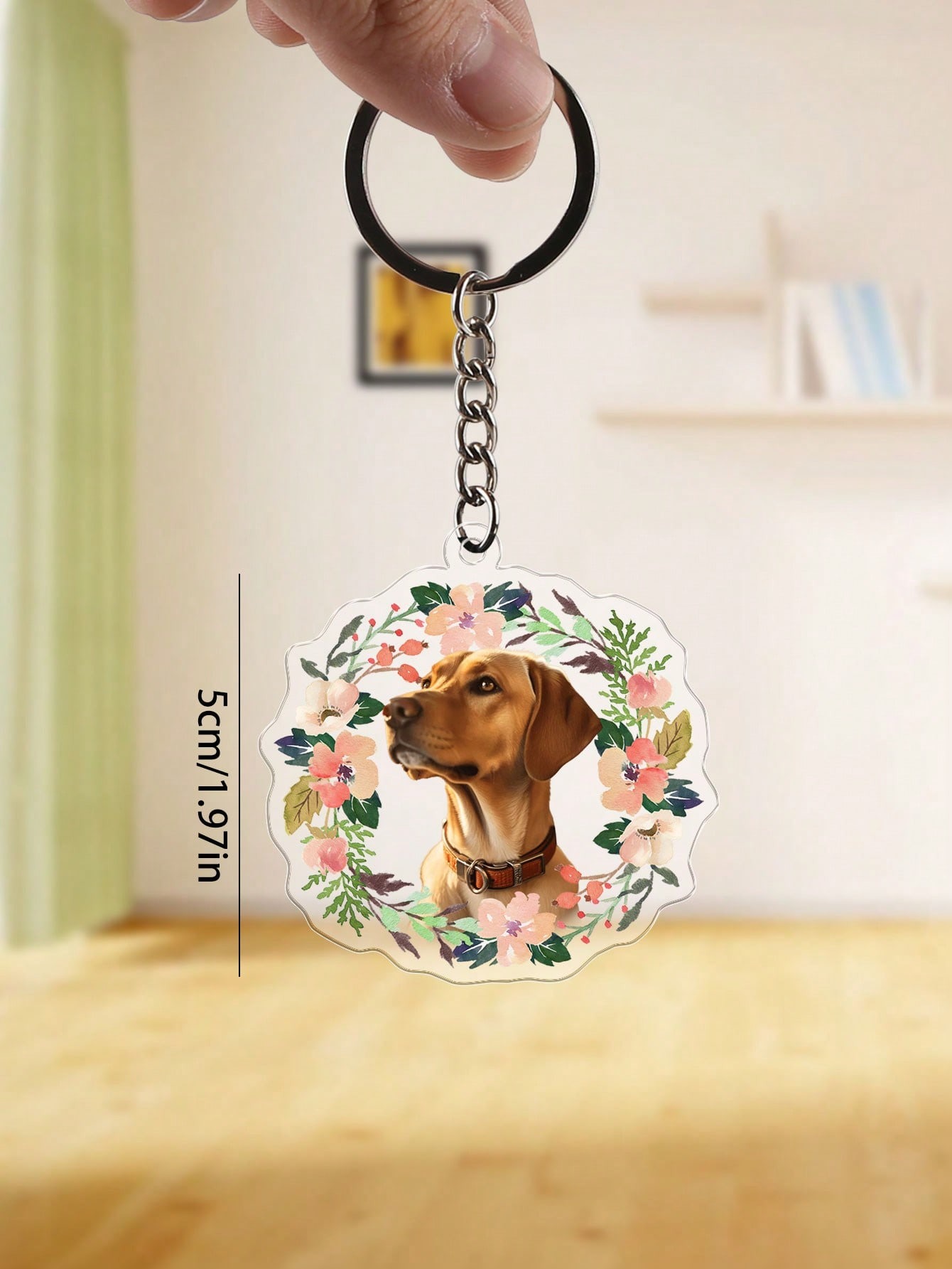 Custom-Cut Acrylic Photo Keychains Acrylic Decorative Pendants